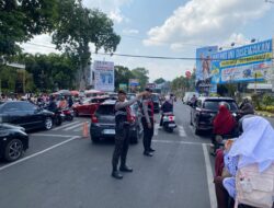 Jaga Keselamatan Pelajar, Sat Samapta Polresta Mataram dan Dishub Gelar Rawan Siang di Jalan Pejanggik