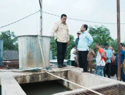 Cek IPA PDAM Unit Merah Mata, Bupati Pastikan 60 liter/detik di Produksi Setiap Hari.