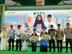 Hadiri Tasyakuran Bebas Buta Huruf Al-Qur’an dan Wisuda Akbar, Wabup Banyuasin: Selamat Kepada 10.000 Santri BKPRMI