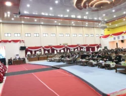 Bupati dan Forkopimda Banyuasin Khidmat Mendengarkan Pidato Kenegaraan Presiden Republik Indonesia