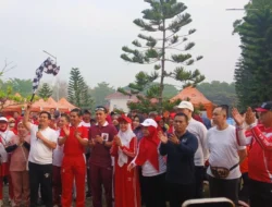 Semarak HUT ke-81 RI, Jalan Santai Perdana di Talang Kelapa Berlangsung Meriah