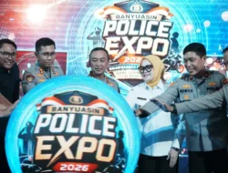 Bersama Kapolda Sumsel Wabup Netta Resmikan Grand Opening Banyuasin Police Expo 2026