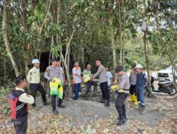 Turun ke Desa, Satgas Edukasi Karhutla Bawa Pesan Keselamatan Sekaligus Kepedulian untuk Warga Muara Enim