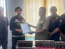 Hasil Operasi Pemberantasan Cukai Tembakau Ilegal, Satpol PP KLU Serahkan Barang Bukti Rokok Ilegal ke Bea Cukai Mataram