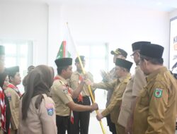Lepas Kontingen Kwarcab Lombok Utara Menuju Jamnas ke-12, Bupati Najmul: Berangkatlah dengan Niat Baik serta Tunjukkan Prestasi Membanggakan dan jadilah Mandiri