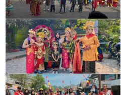 Semangat Merah Putih! 60 Siswa SDN 9 Lawang Kidul Ramaikan Karnaval HUT ke-81 RI