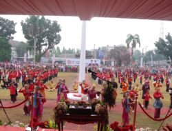 Tari Massal “Harmony Nusantara” Meriahkan HUT Ke-81 RI di OKI