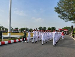 Khidmat, Pesona Parade Senja Tutup Rangkaian HUT ke-81 RI di Muba 