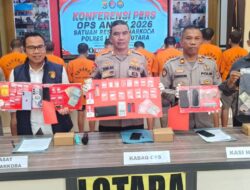 Operasi Antik Rinjani 2026: Ungkap 12 Kasus Narkoba, Polres Lombok Utara Ringkus 14 Tersangka 2 Diantaranya Pelajar