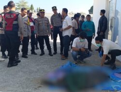 Polisi Evakuasi dan Penanganan Pria Tanpa Identitas Ditemukan Meninggal di Teras Udayana