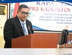 Rapat Paripurna DPRD KLU, Wabup Kus Sampaikan KUA-PPAS APBD Perubahan 2026.