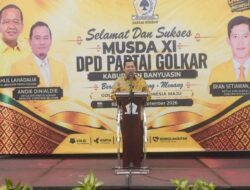 Netta Indian Terpilih Jadi Ketua DPD Partai Golkar Banyuasin, Bupati Askolani: Selamat Mengemban Tugas 5 Tahun Kedepan