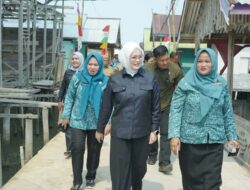 Survei dan Pengecekan Lapangan, Wabup Netta Tinjau Persiapan Pembangunan PLTS di Desa Kuala Sugihan