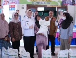 Pastikan Tepat Sasaran, Netta Indian Bagikan Bantuan Beras Bagi Warga Dua Desa di Betung