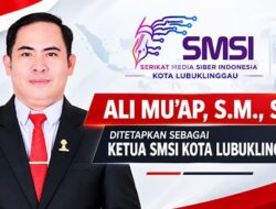 Ali Muap S.H. Nahkoda Baru SMSI Kota Lubuklinggau