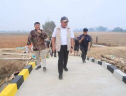 Gubernur Sumsel Tinjau dan Resmikan 4 Jembatan Telang Rejo Banyuasin