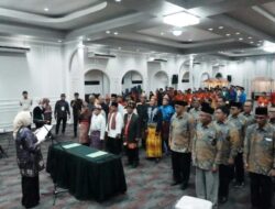 Pengurus FKUB Dan FPK Banyuasin Dikukuhkan, Wabup Netta: Jaga Kerukunan Umat Beragama