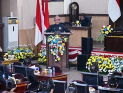 Pemkab Banyuasin Hadiri Sidang Paripurna HUT ke-70 Kabupaten Musi Banyuasin