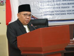 Dua Perda Strategis Di Sahkan DPRD KLU, Bupati Najmul Tekankan Pentingnya Kerja Sama Daerah dan Sanitasi Lingkungan
