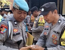 Cegah Judol dan Pinjol Ilegal, Polsek Mataram Kembali Sidak HP Seluruh Personel