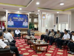 Terima Silahturahmi Kapolres Muba, Bupati Toha: Siap Bersinergi Kawal Kamtibmas dan Legalitas Sumur Minyak