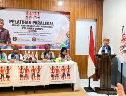Dihadapan Komunitas Masyarakat Adat Dompu, Ketua PHW AMAN NTB Paparkan Tugas Pokok dan Batasan Paralegal