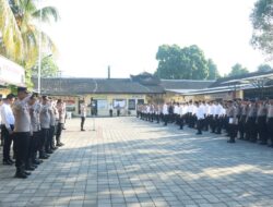 Pimpin Apel Pagi, Kapolresta Mataram Tekankan Penguatan Langkah Preemtif, Preventif dan Represif