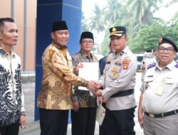 Penyerahan Sertifikat Wakaf hingga Hak Pakai Instansi dan Swasta Warnai Khidmatnya Upacara Peringatian HANTRA 2026 di Muba