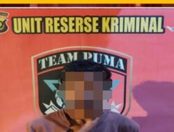 Diduga Nyolong Getah Karet 50 Kg, Pria Berinisial A Diringkus Unit Reskrim Polsek Gelumbang di Rumahnya