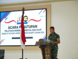 Latsar Mental dan Sikap Siswa UT School 2026 Resmi Ditutup, Kasrem Tekankan Pentingnya Karakter dan Integritas