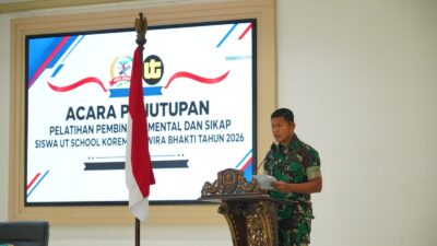 Latsar Mental dan Sikap Siswa UT School 2026 Resmi Ditutup, Kasrem Tekankan Pentingnya Karakter dan Integritas