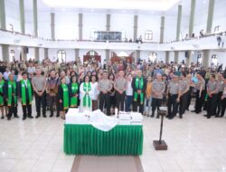 Perkuat Toleransi dan Kamtibmas, Kapolda NTB Gelar Minggu Kasih di Gereja Imanuel Mataram
