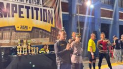 Pastikan Pertandingan Berlangsung Kondusif, Kapolsek Selaparang Pimpin Pengamanan Final Futsal JSC