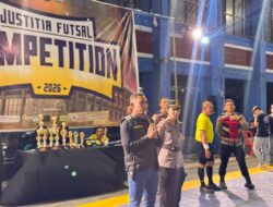 Pastikan Pertandingan Berlangsung Kondusif, Kapolsek Selaparang Pimpin Pengamanan Final Futsal JSC